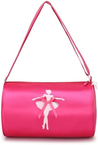 Cute Ballet Dance Backpack Tutu Dress Dance Bag Dance Bag for Girls Waterproof Small Duffle Bag Ballet Bags Gym Bag. (Rose Red) SEHXIM