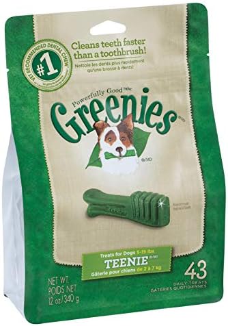 Стик для чистки зубов Greenies Mint для собак — 340 г, 24,4 см, 1 упаковка Greenies