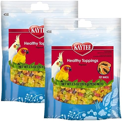 Лакомство для птиц Fiesta Healthy Toppings с натуральными фруктами, 70 граммов Kaytee