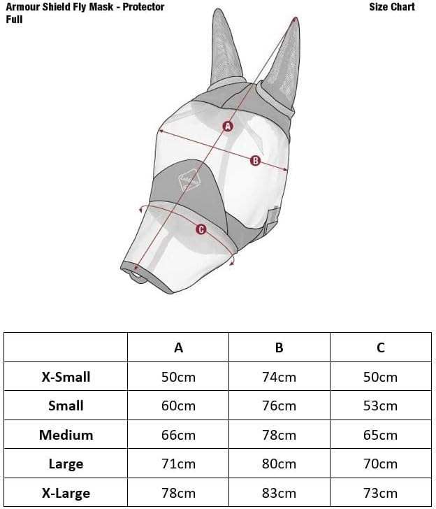 Защитная маска ArmourShield Pro для лошадей с УФ-защитой и комфортной посадкой LeMieux