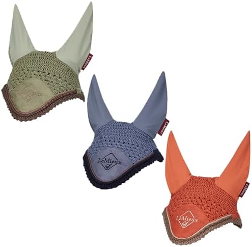 Маска для лошадей Classic Fly Hood из переработанного кружева с удобными ушами LeMieux