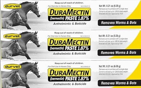 Duramectin антигельминтная паста с нитриловыми перчатками, 6,08 г, 3 упаковки Digopets