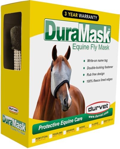 Маска от насекомых DuraMask для молодых лошадей, защита от мух Durvet