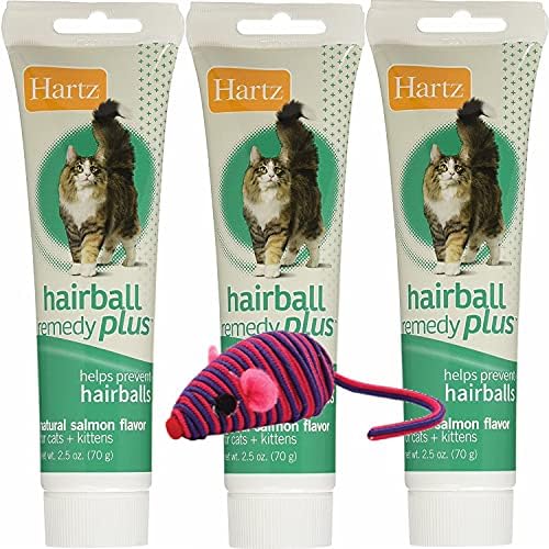 Паста для удаления шерсти Hairball Remedy Plus — 2 лакомства и гипнотическая мышь-игрушка Hdp