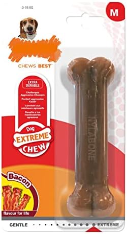 Игрушка для собак Nylabone Durable Bacon Bone для сильных жевателей — размер Wolf Nylabone