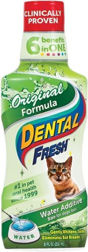 Добавка для воды Dental Fresh для кошек 236 мл — свежесть дыхания и уход за зубами Dental Fresh