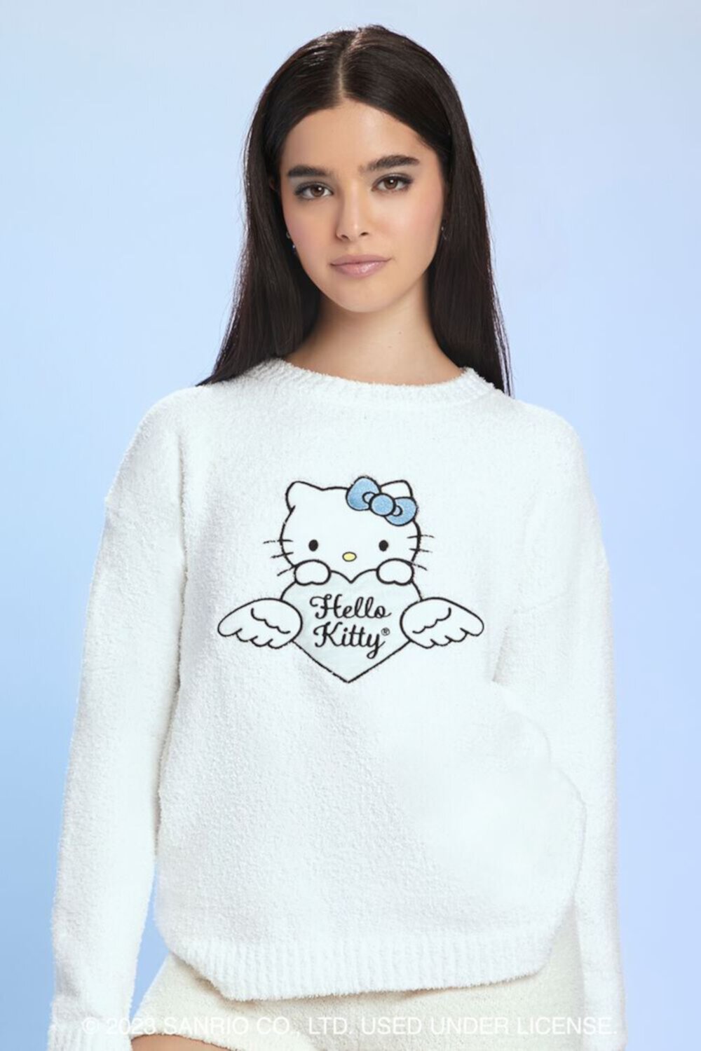 Angel Hello Kitty Pajama Sweater FOREVER21