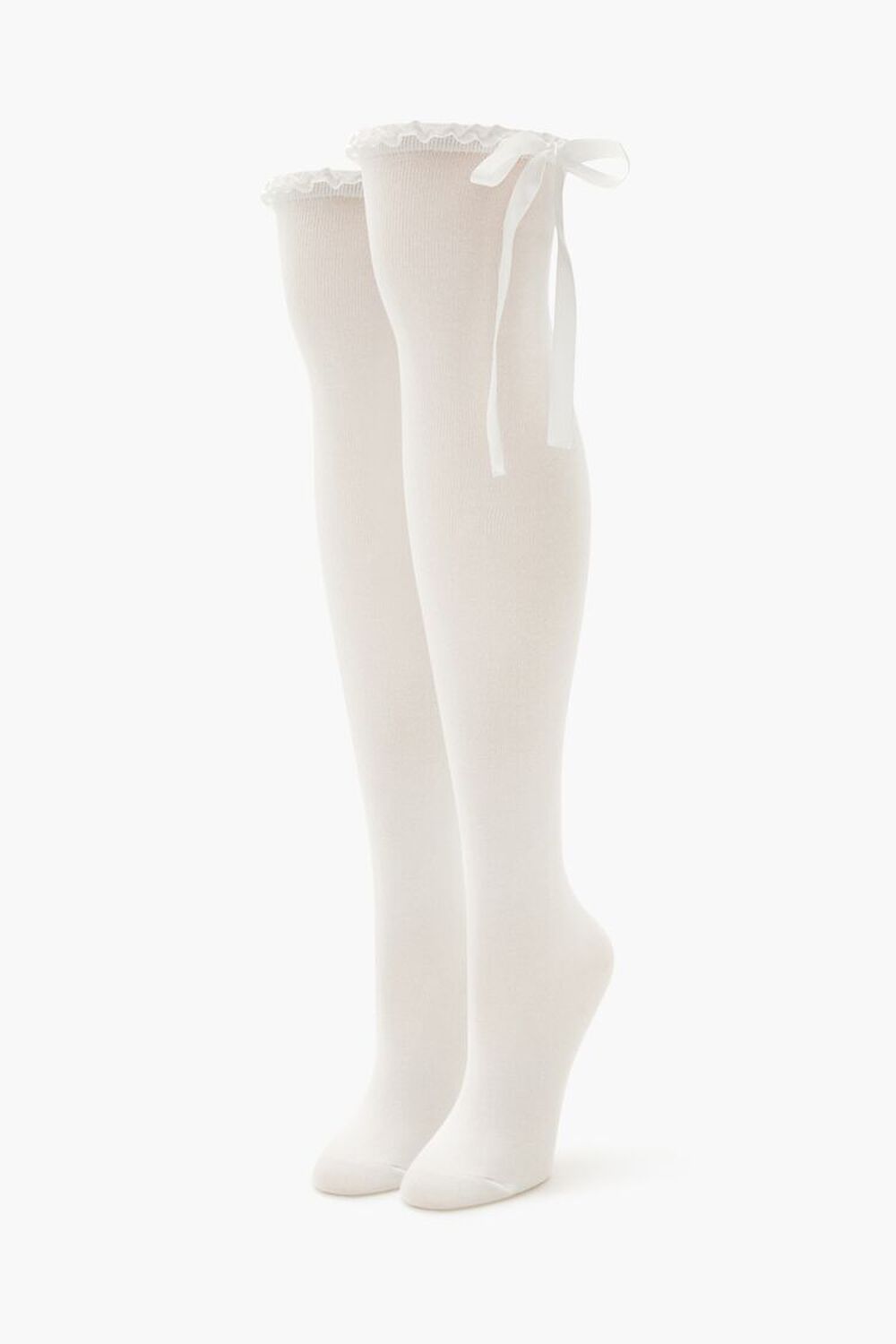 Bow Over-The-Knee Socks FOREVER21