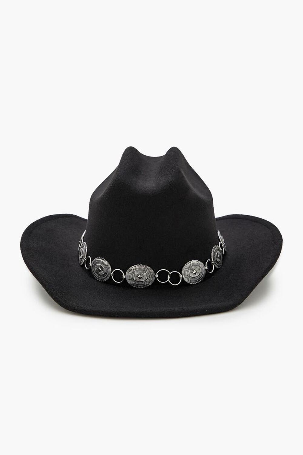 Etched Disc-Trim Cowboy Hat FOREVER21