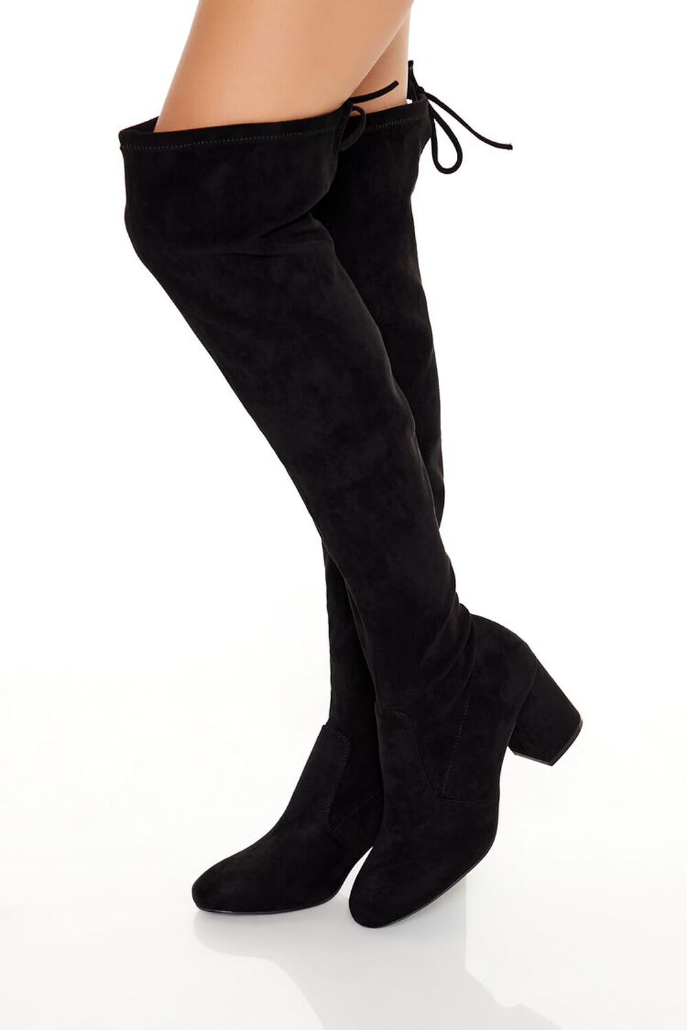 Faux Suede Over-The-Knee Boots FOREVER21