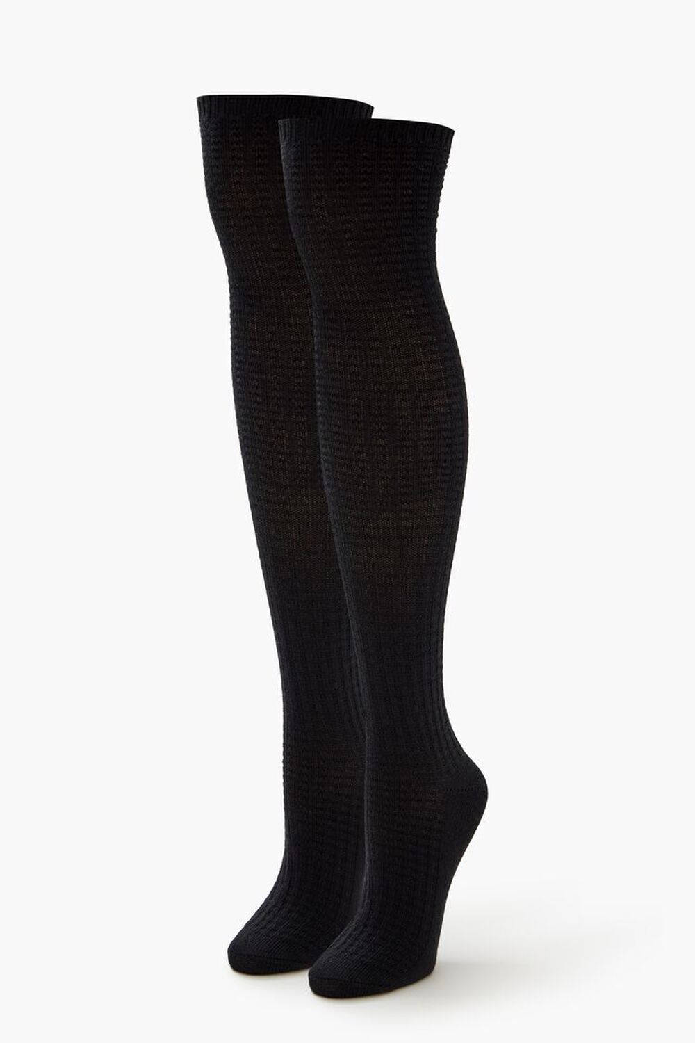 Ribbed Over-The-Knee Socks FOREVER21