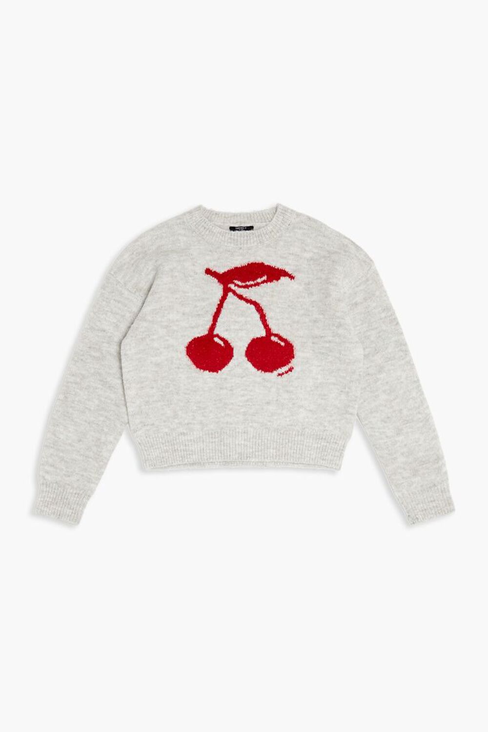 Girls Cherry Sweater (Kids) FOREVER21