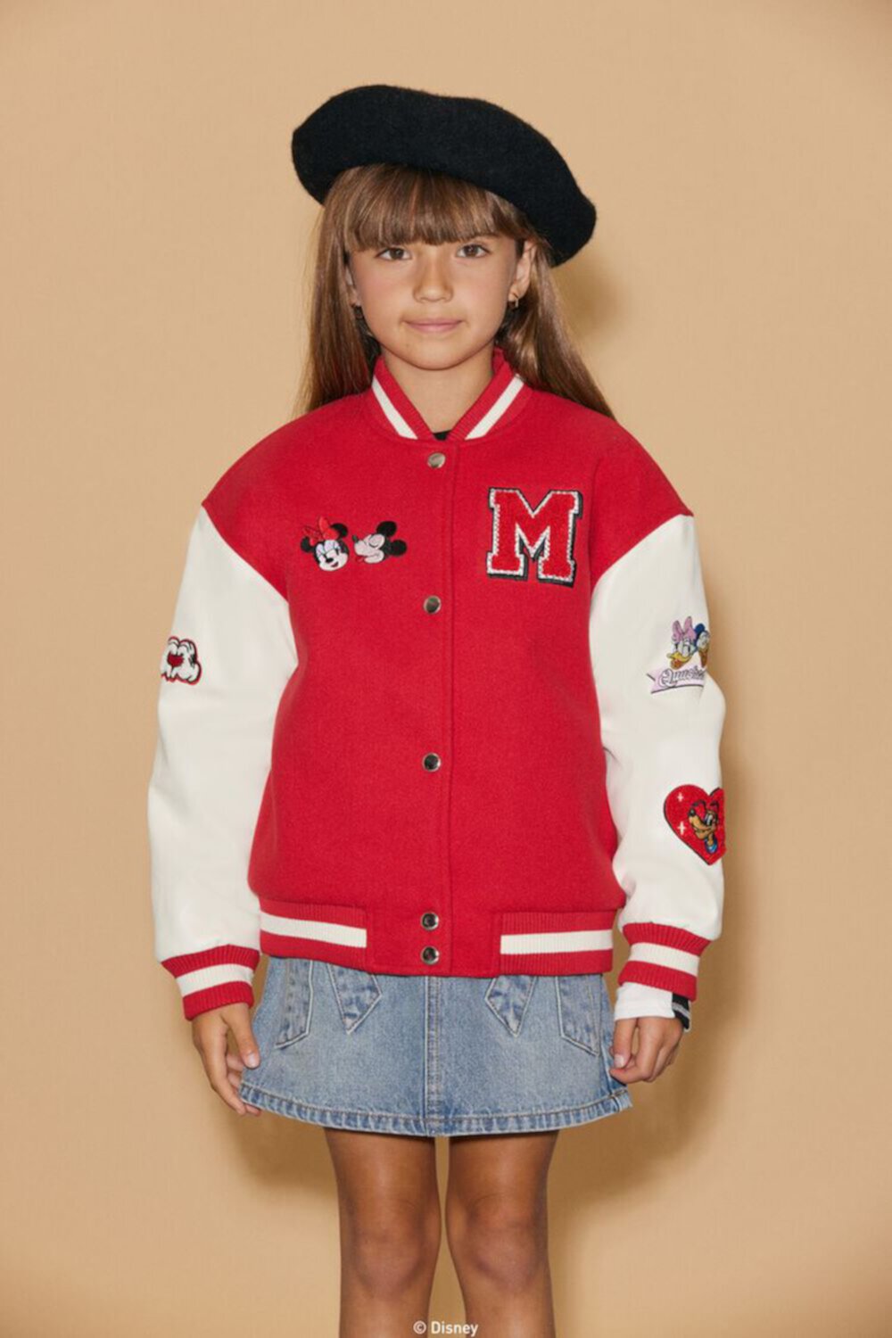 Girls Mickey & Friends Varsity Jacket (Kids) FOREVER21