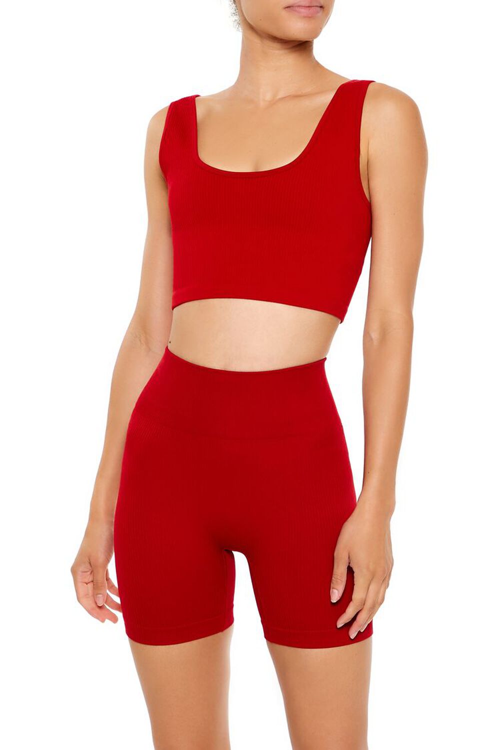 Seamless Longline Sports Bra FOREVER21