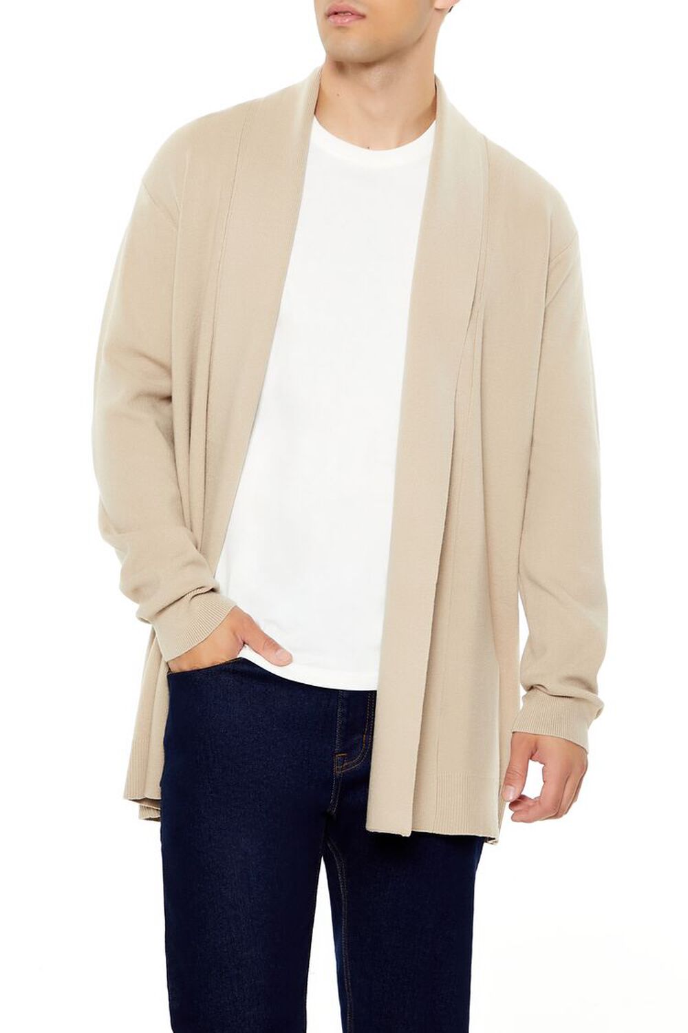 Open-Front Cardigan Sweater FOREVER21