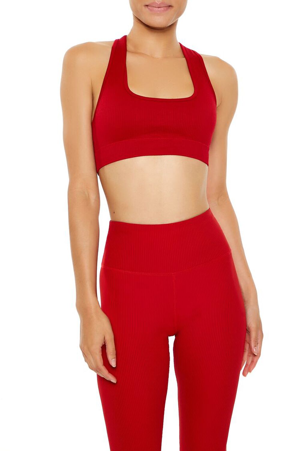 Seamless Crisscross Sports Bra FOREVER21