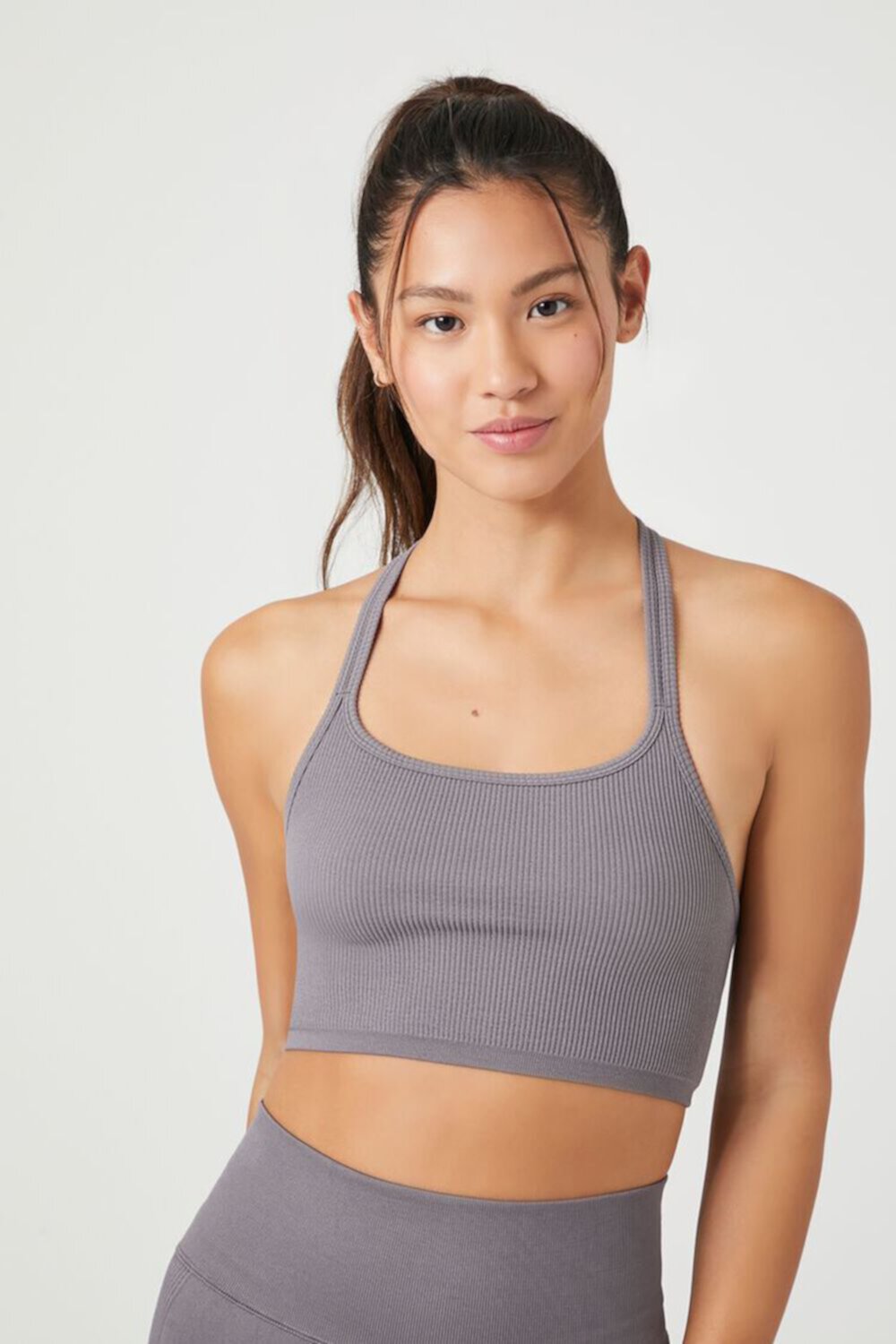 Strappy Seamless Sports Bra FOREVER21