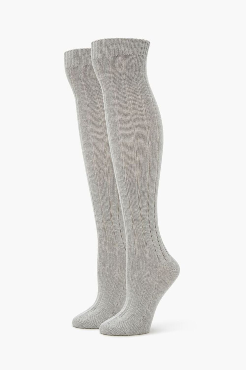 Ribbed Over-The-Knee Socks FOREVER21