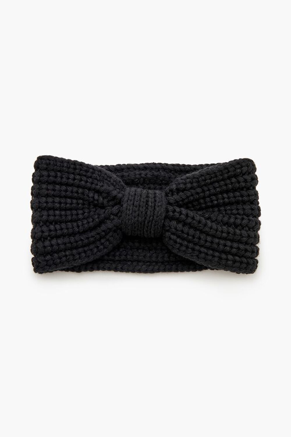 Ribbed Knit Bow Headwrap FOREVER21