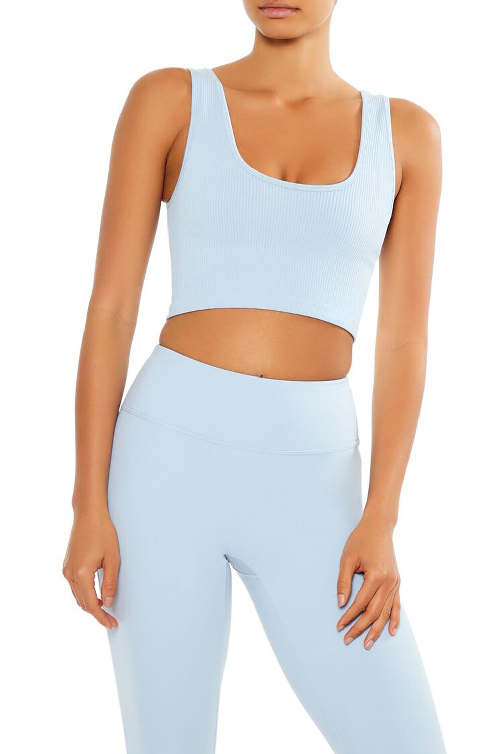 Seamless Longline Sports Bra FOREVER21