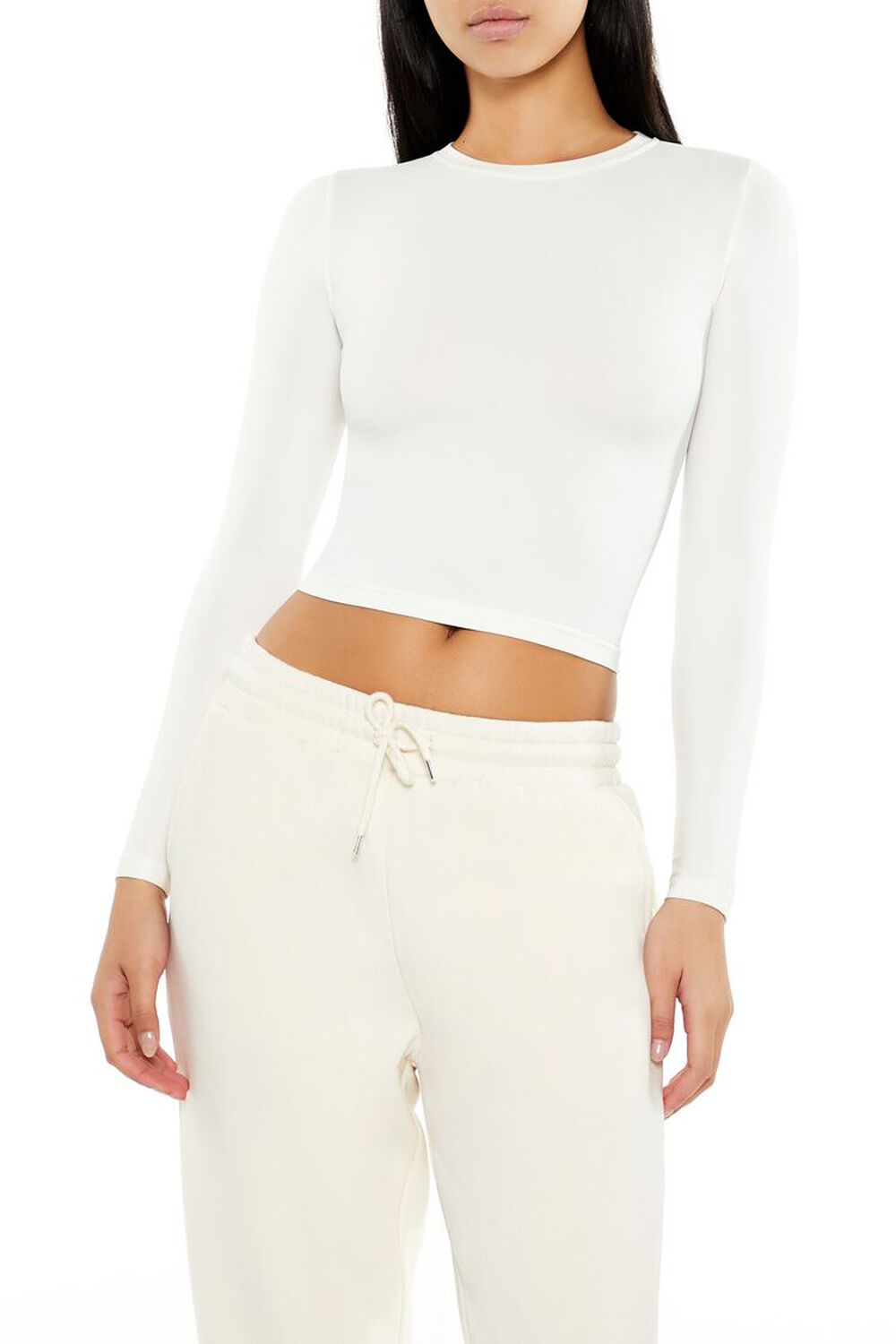 Женский Лонгслив FOREVER21 Seamless Long-Sleeve Top FOREVER21