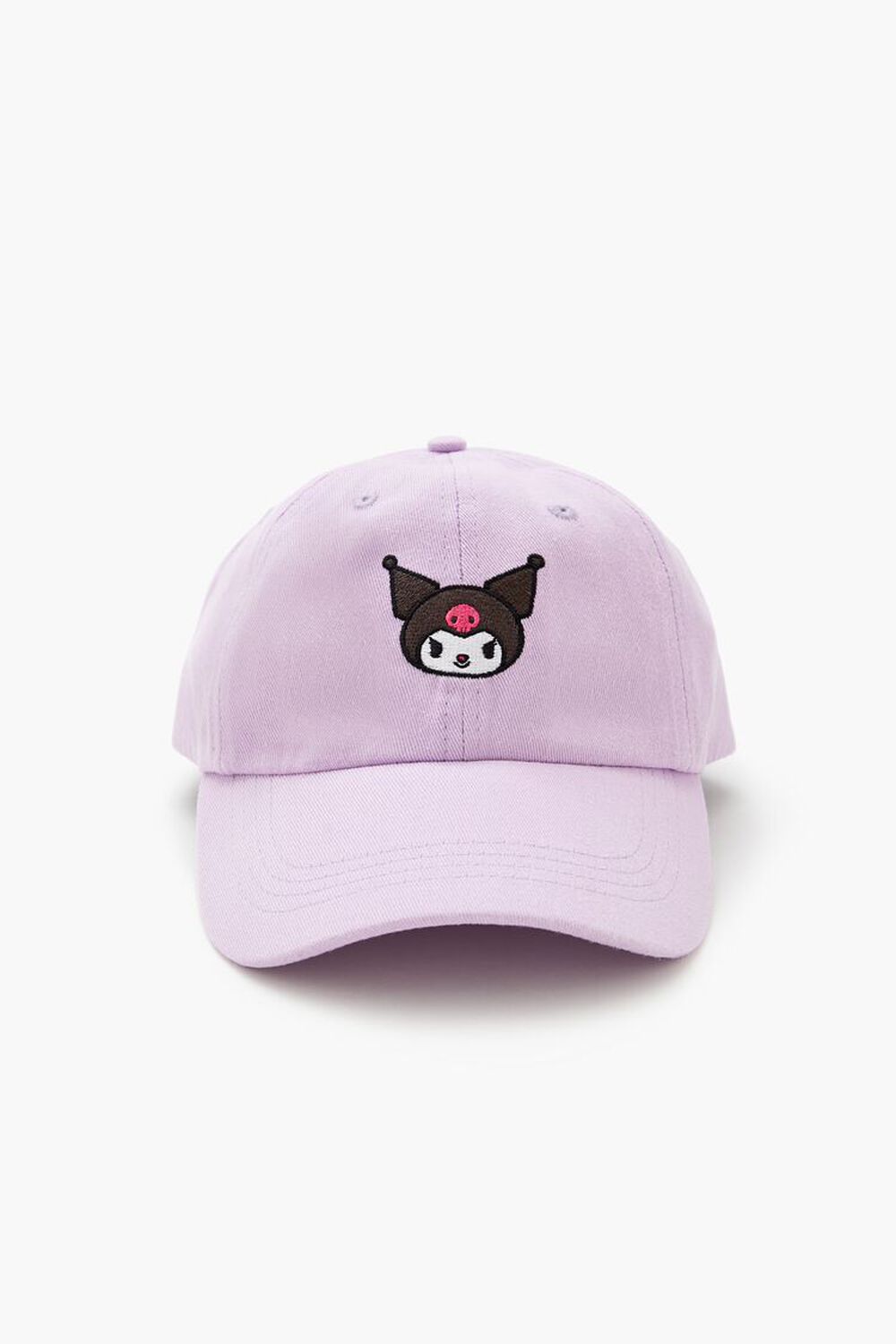 Бейсболка из канваса с вышивкой Kuromi и регулируемым ремешком Forever21