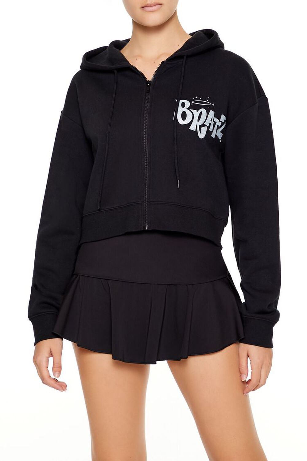 Bratz Graphic Zip-Up Hoodie FOREVER21