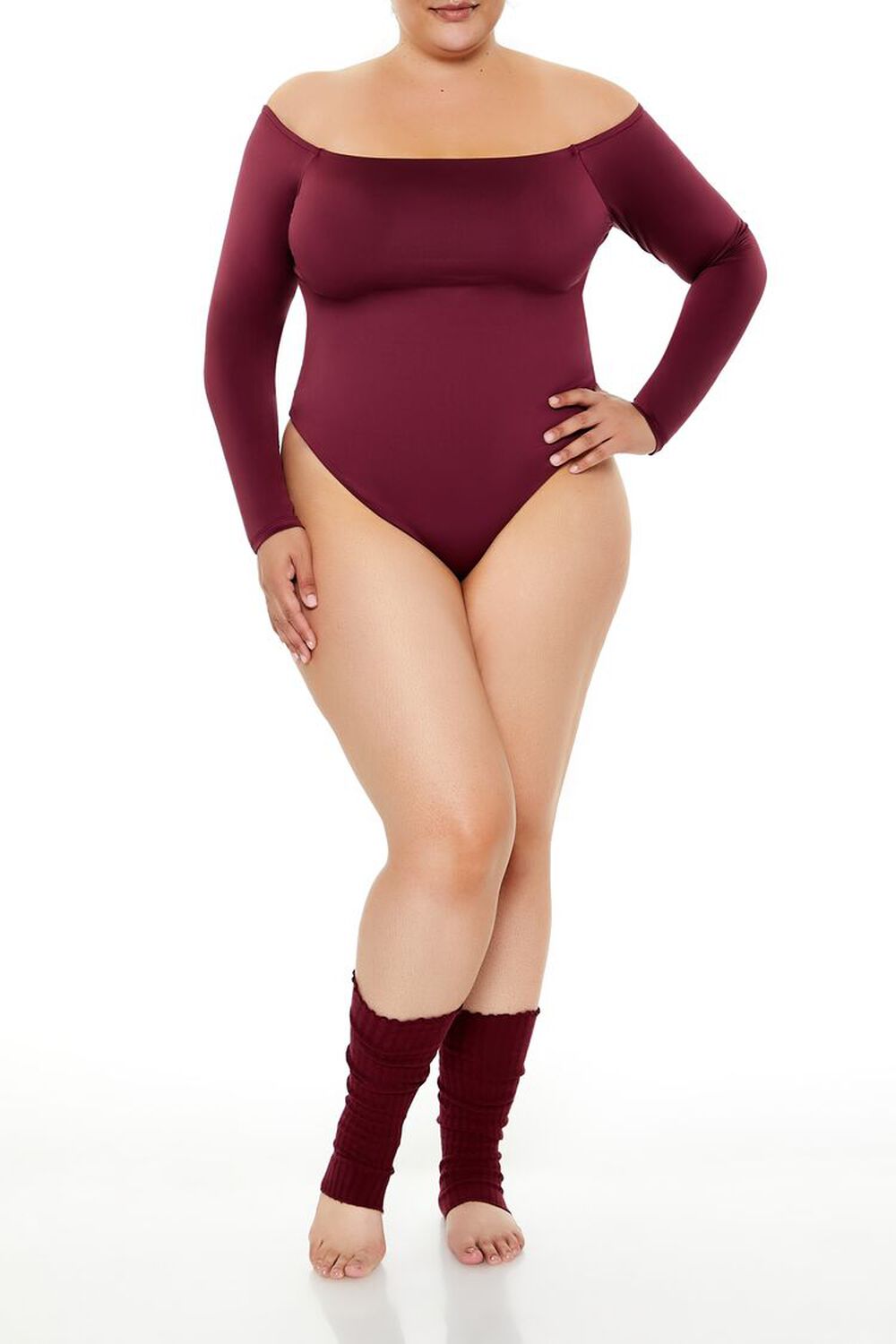 Женское Боди FOREVER21 Plus Size Contour Sculpt FOREVER21