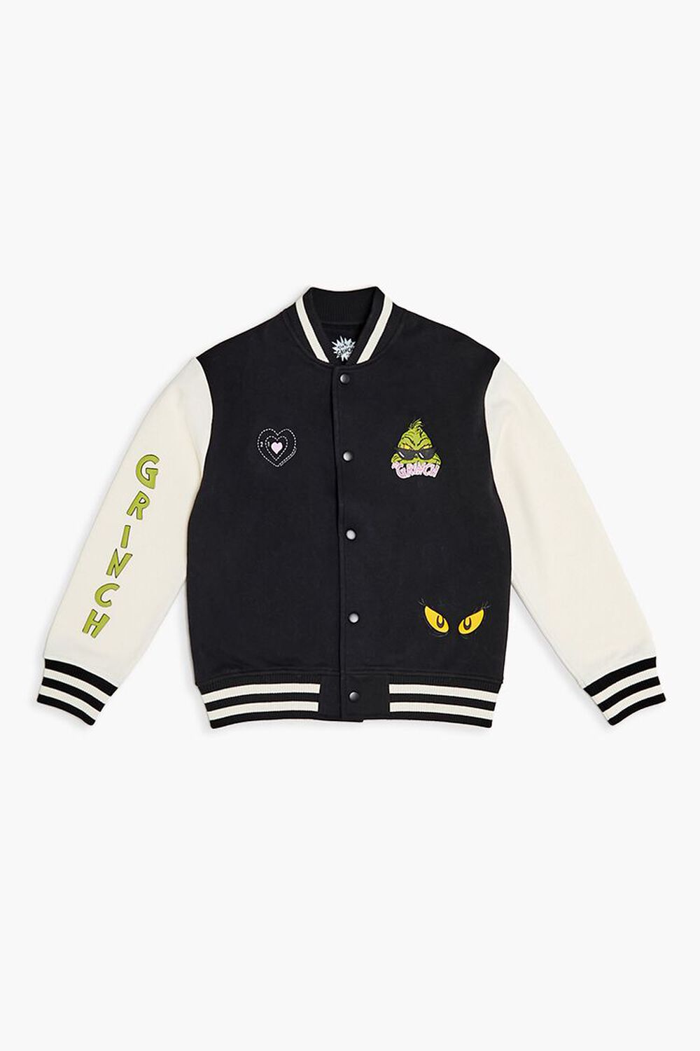 Girls The Grinch Bomber Jacket (Kids) FOREVER21