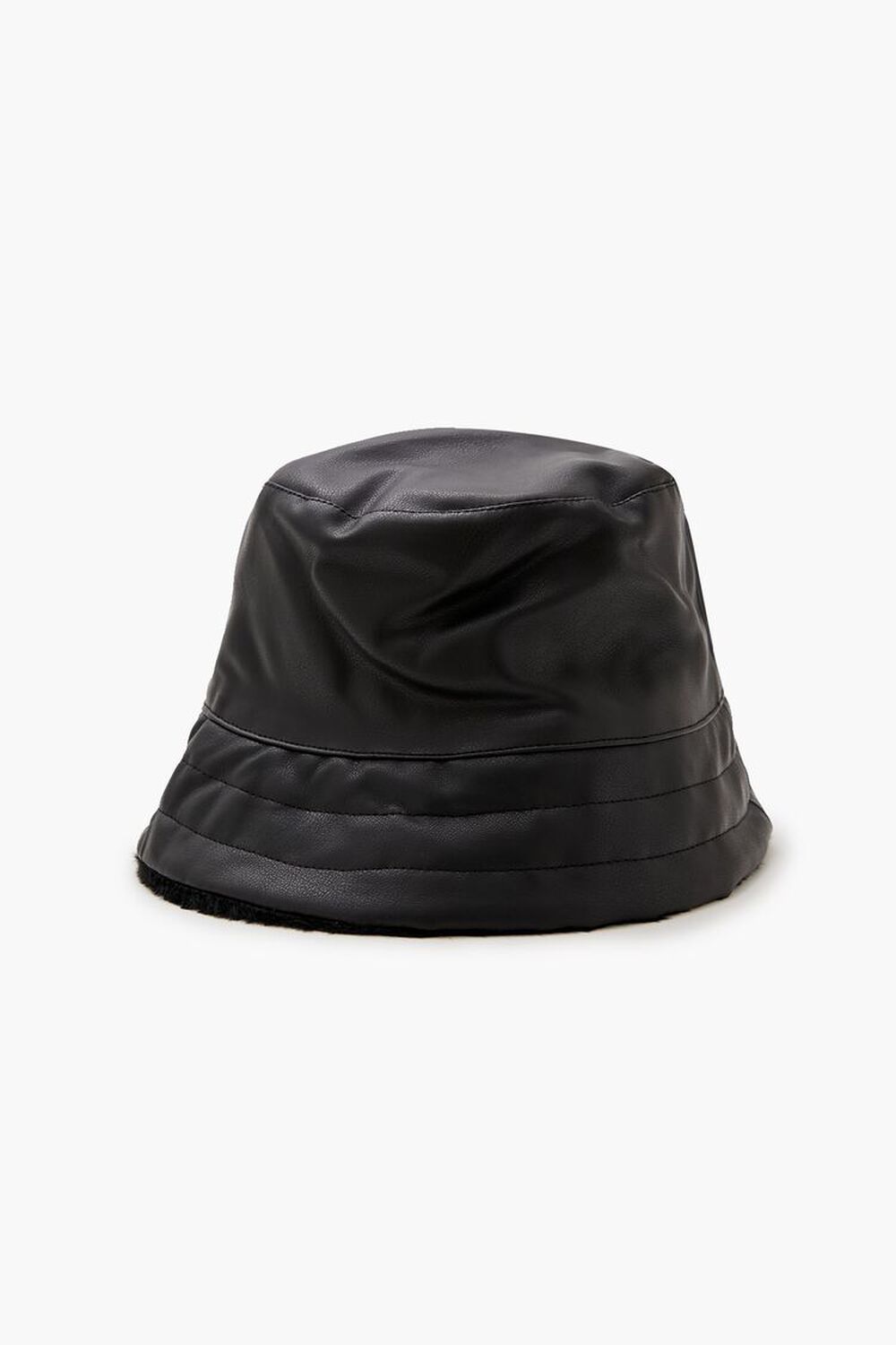 Faux Leather Bucket Hat FOREVER21