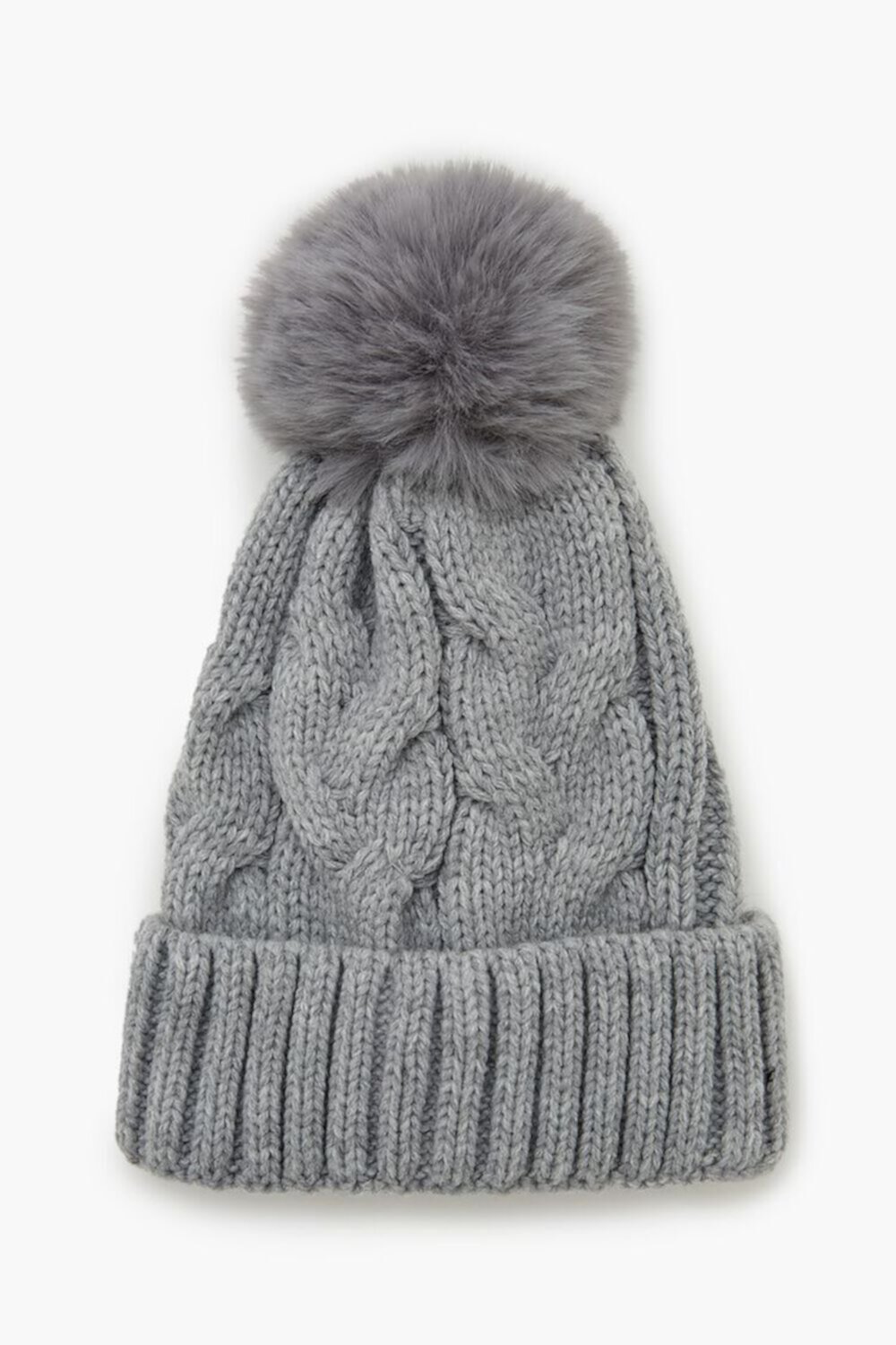 Pom Pom Cable Knit Beanie FOREVER21