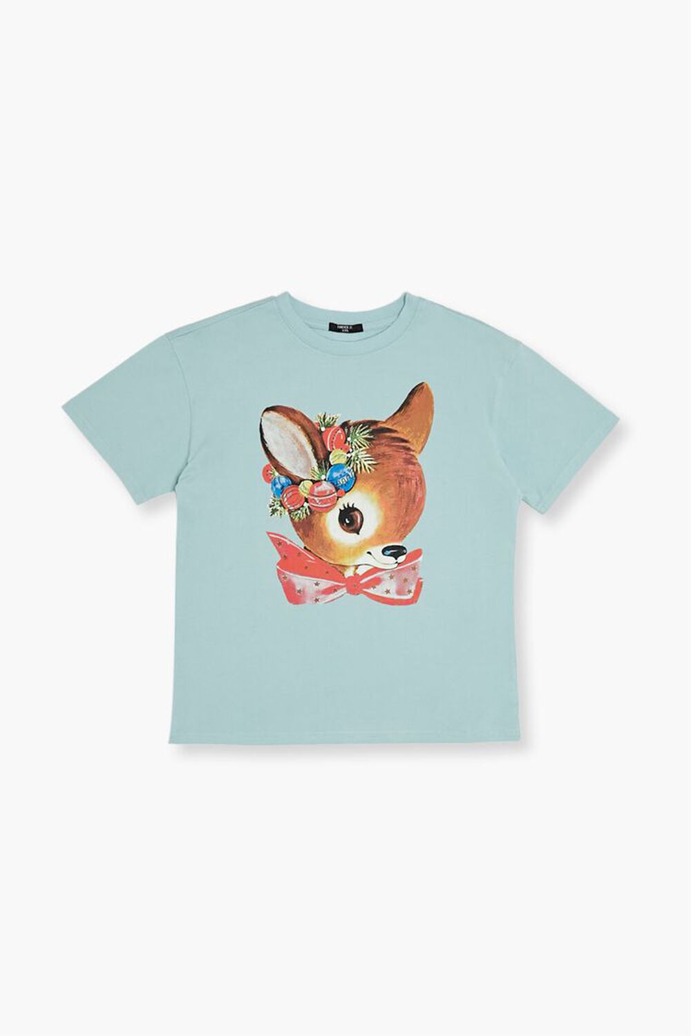 Детские Футболки FOREVER21 Girls Deer Graphic Tee FOREVER21