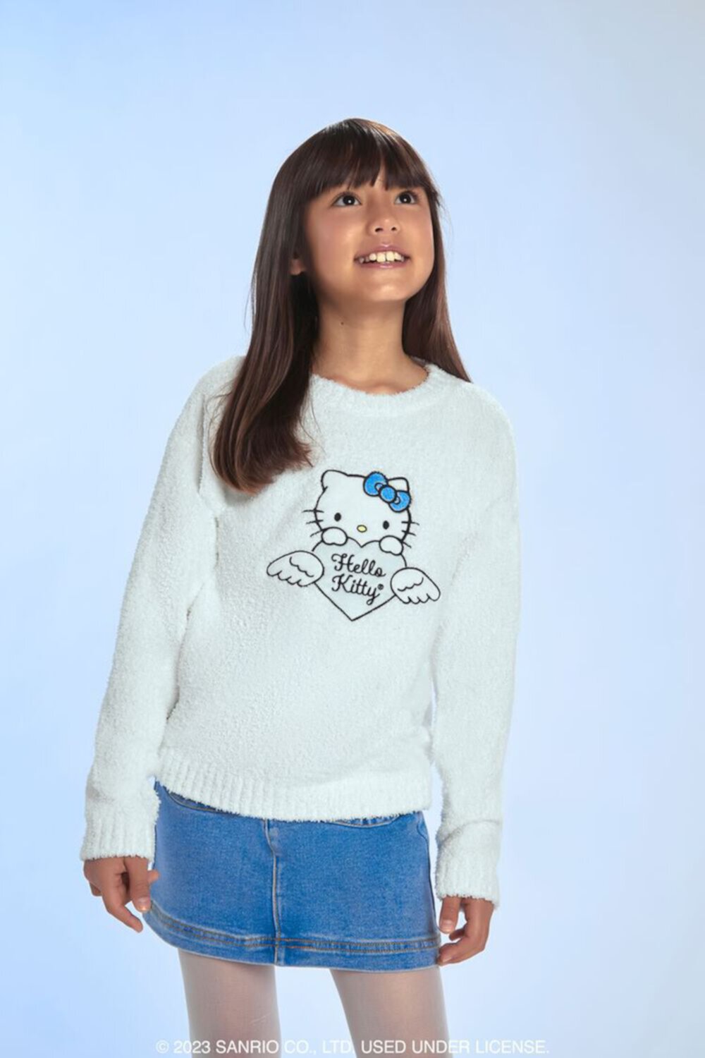 Girls Angel Hello Kitty Sweater (Kids) FOREVER21