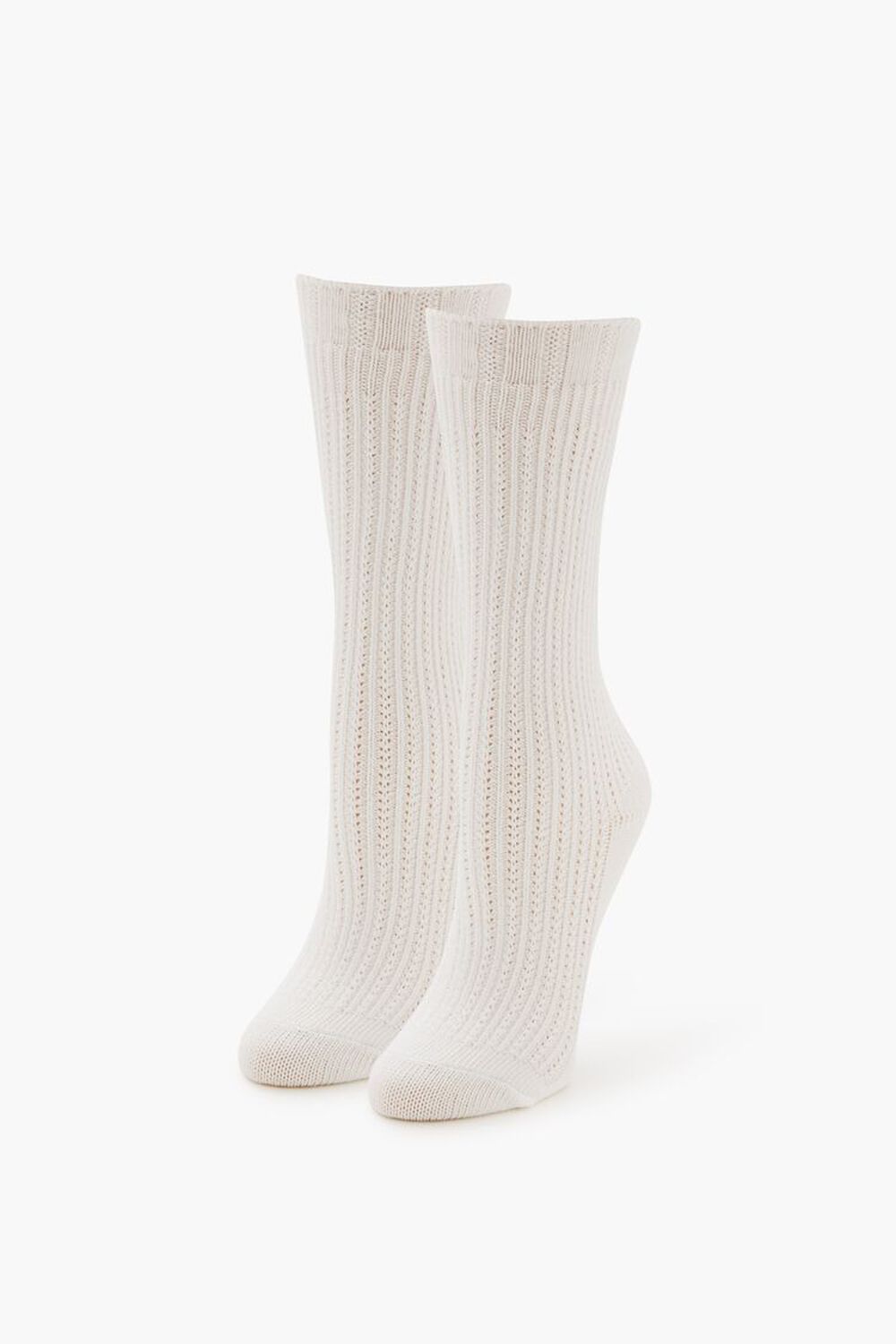 Cable Knit Crew Socks FOREVER21