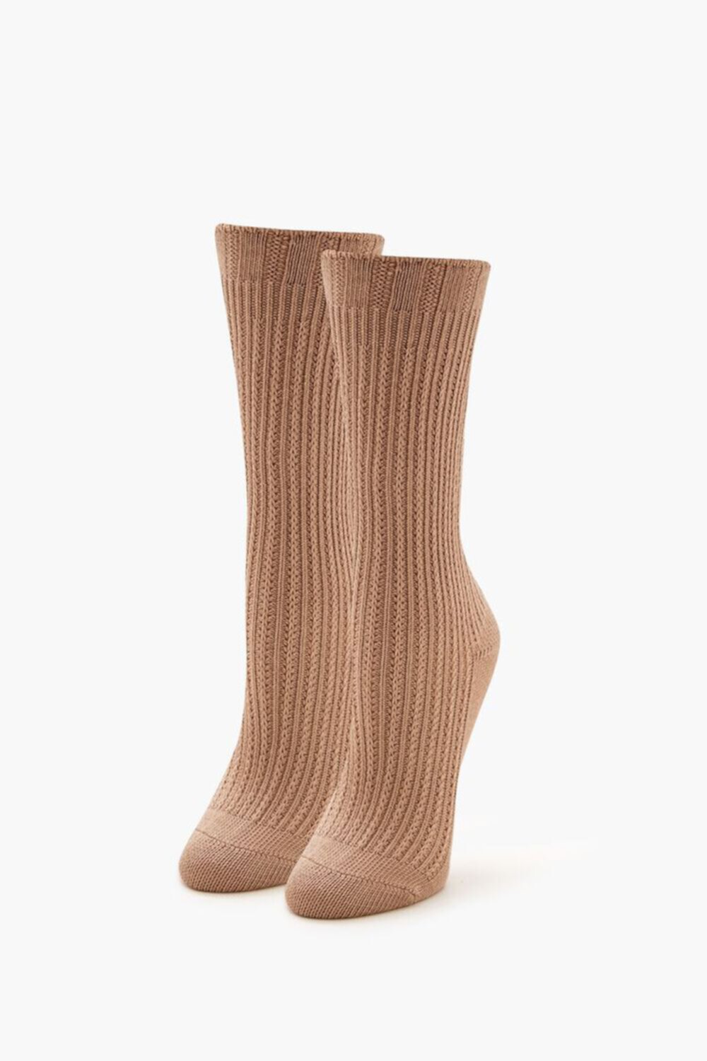 Cable Knit Crew Socks FOREVER21