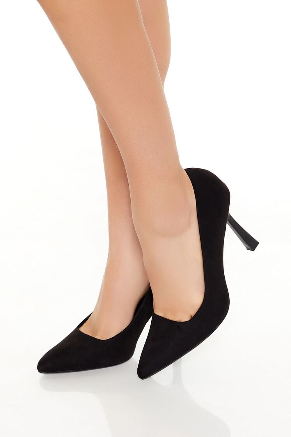 Faux Suede Pointed Stiletto Pumps FOREVER21