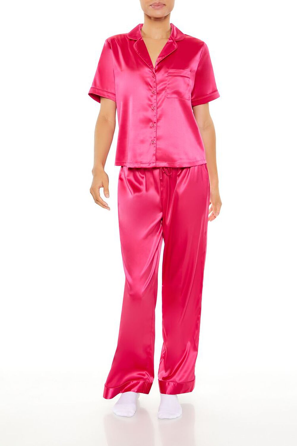 Juicy Couture Pajama Shirt & Pants Set FOREVER21