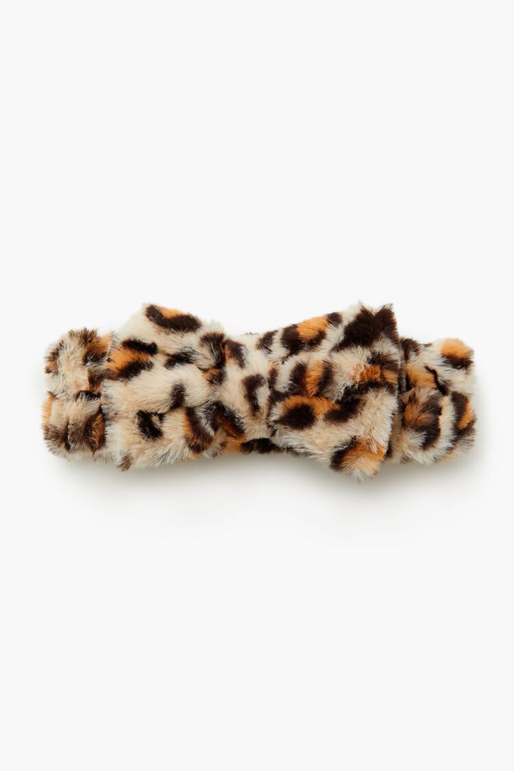 Faux Fur Leopard Print Headwrap FOREVER21