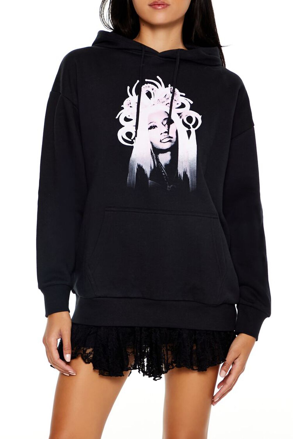 Nicki Minaj Graphic Hoodie FOREVER21