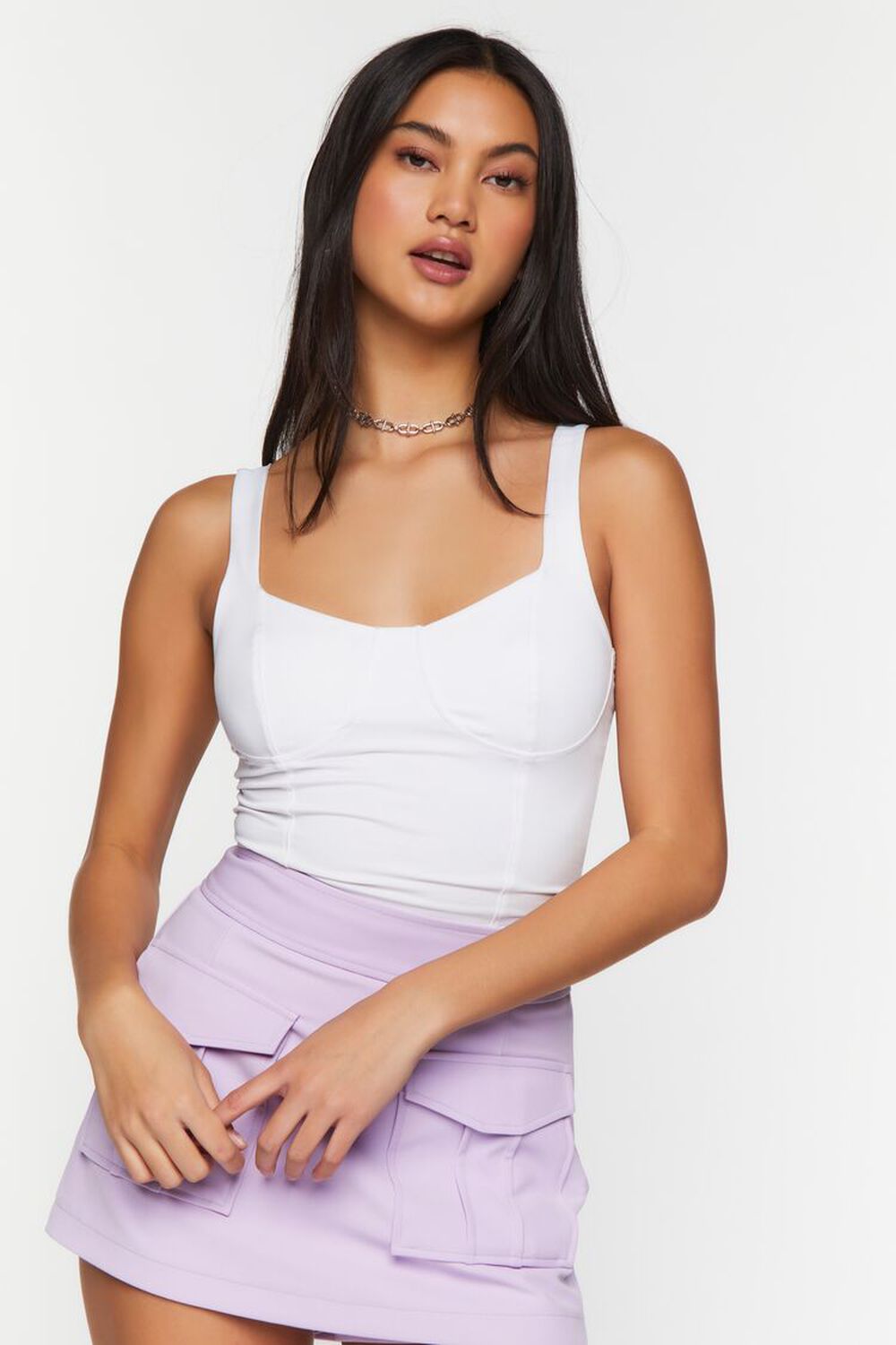 Cropped Bustier Top FOREVER21