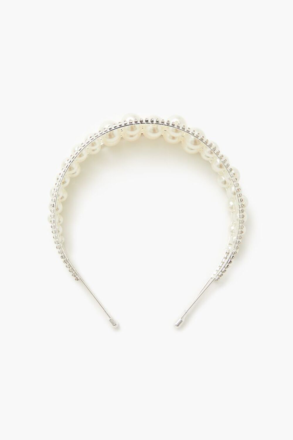 Rhinestone Faux Pearl Headband FOREVER21