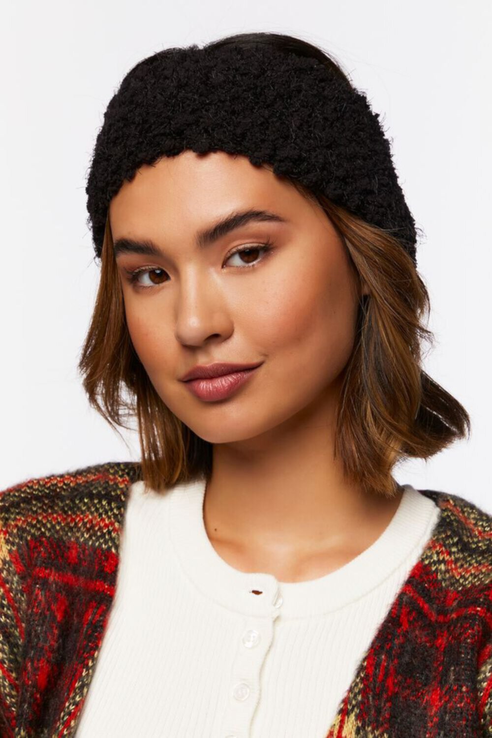 Fuzzy Knit Textured Headwrap FOREVER21