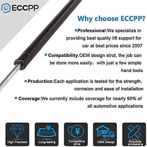 ECCPP 2pcs Rear Liftgate Lift Supports Struts Rods Shocks for Cadillac SRX 2004-2009 ECCPP