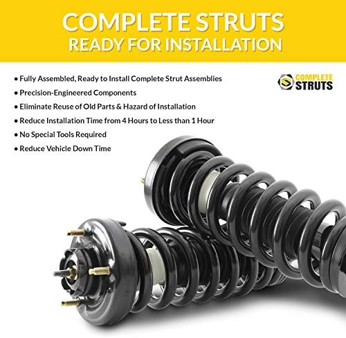 Комплект задних амортизаторов с пружинами для Toyota Avalon 2006-2012 - 2 шт. Complete Struts