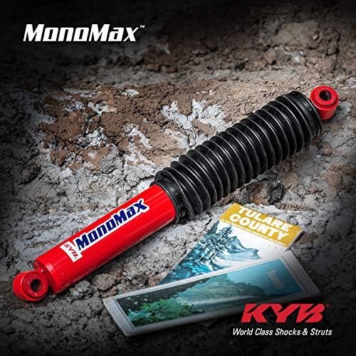 Амортизатор KYB MonoMax 565123, газовый, красный, с максимальной производительностью и на 40% выше демпфированием KYB