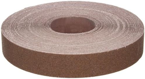 Norton Metalite Cloth Backed Sandpaper Roll, 80 Grit Sandpaper, Woodworking and Automotive Sandpaper, 1-1/2 Inches Wide, Continuous Roll of 50 Yards Norton