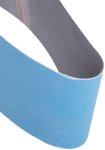 Norton 3X High Performance Portable Sanding Belt, Zirconia Alumina, 21" Length x 3" Width, Grit 120 Fine (Pack of 2) Norton