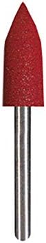 Dedeco Sunburst Points For Rotary Tools - 1/16" (1mm) Shape 138 Points, Red, Precision Cleaning Polishing Deburring Rotary Tool Accessories, Standard 220 Grit, Aluminum Oxide - 12 pieces Per Pack Dedeco