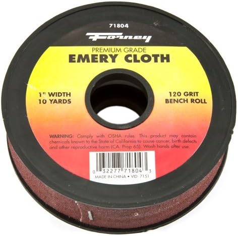 Forney 360 in. L x 1 in. W 120 Grit Fine Emery Sandpaper 1 pk Forney