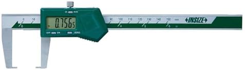 INSIZE 1187-150A Electronic Outside Neck Caliper, 0-6"/0-150 mm INSIZE